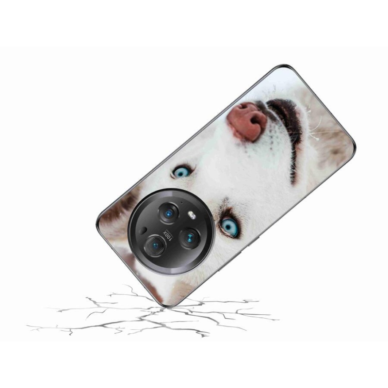 Gél tok mmCase a Honor Magic 5 Pro 5G számára - kutyaszemmel nézve