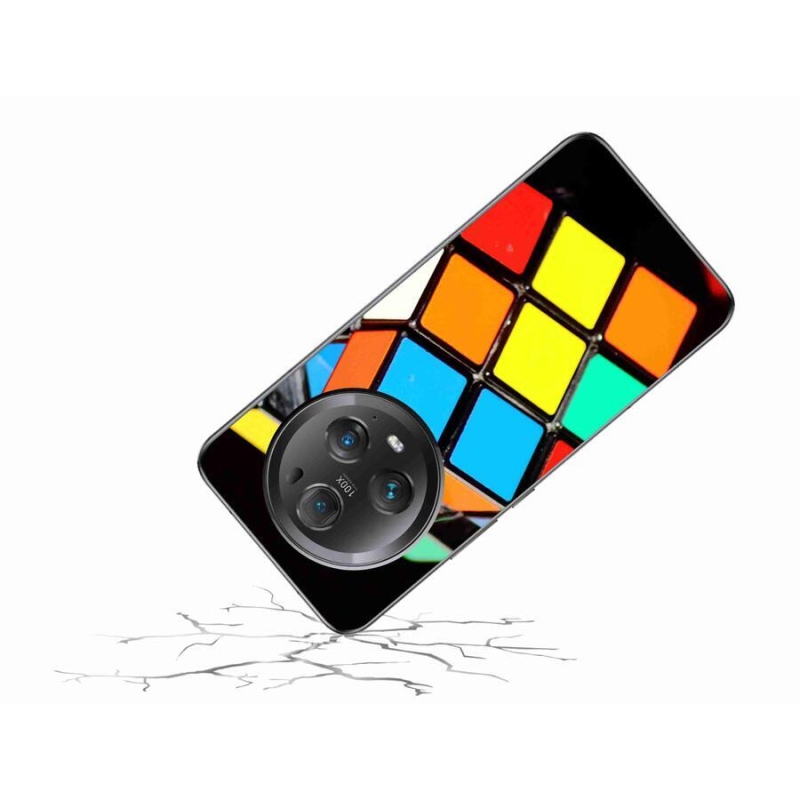 Gél tok mmCase a Honor Magic 5 Pro 5G számára - Rubik-kocka