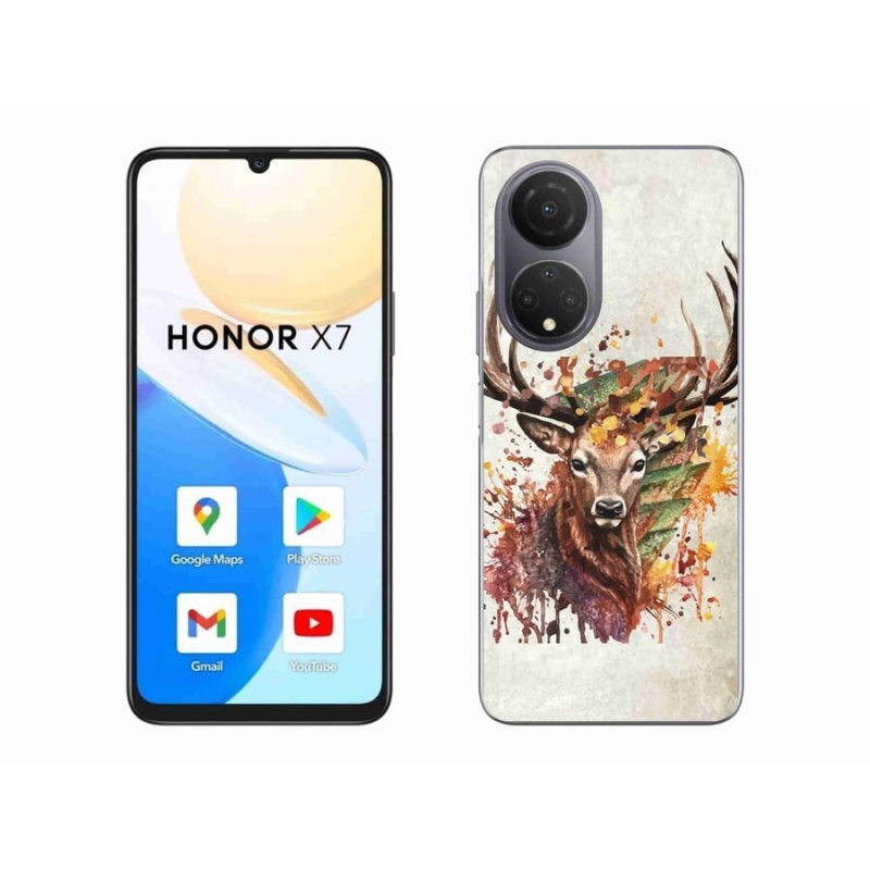 Gél tok mmCase a Honor X7 készülékhez - szarvas 1