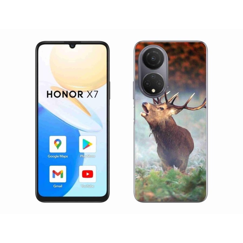 Gél tok mmCase a Honor X7 számára - szarvas 2
