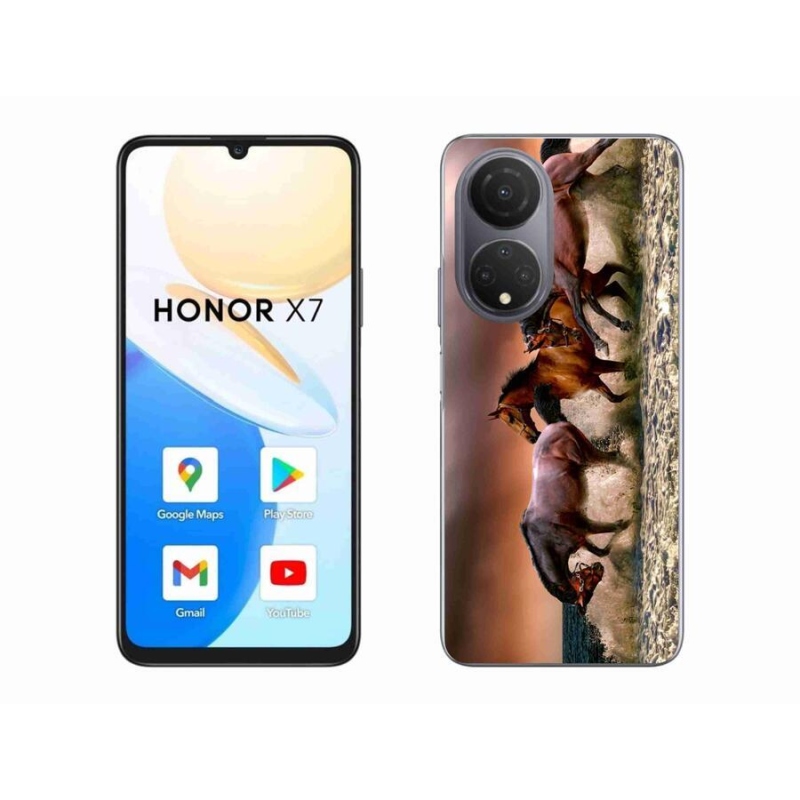 Gél tok mmCase a Honor X7-hez - lovak 1