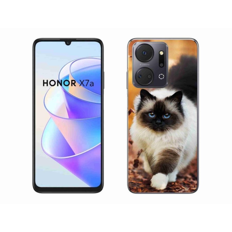 Gél tok mmCase a Honor X7a készülékhez - macska