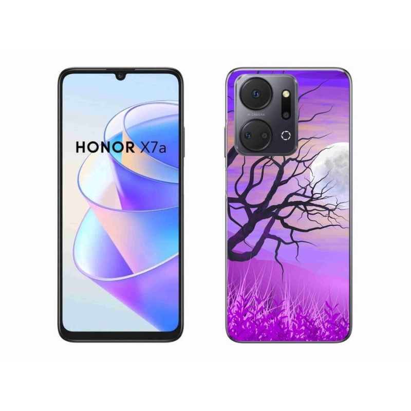 Gél tok mmCase a Honor X7a számára - karikatúra kidőlt fa