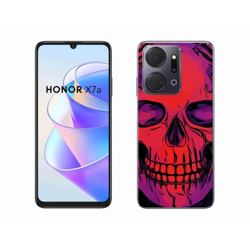Gél tok mmCase a Honor X7a számára - koponya
