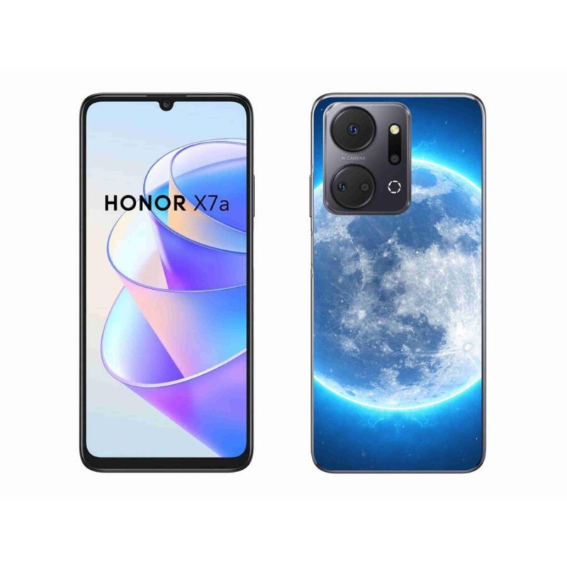 Gél tok mmCase a Honor X7a számára - földgömb