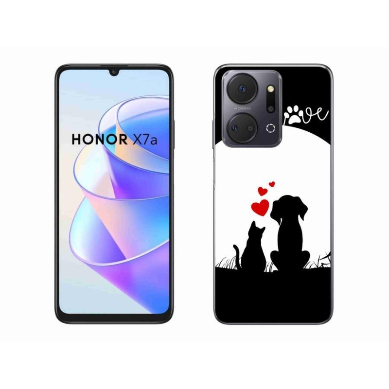 Gél tok mmCase a Honor X7a számára - állatszerelem