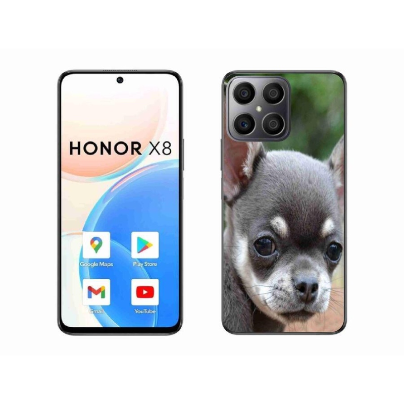 Gél tok mmCase a Honor X8 4G-hez - chihuahua