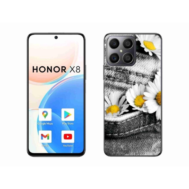 Gél tok mmCase a Honor X8 4G készülékhez - Százszorszépek