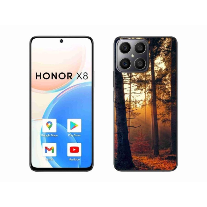 Gél tok mmCase a Honor X8 4G készülékhez - erdő