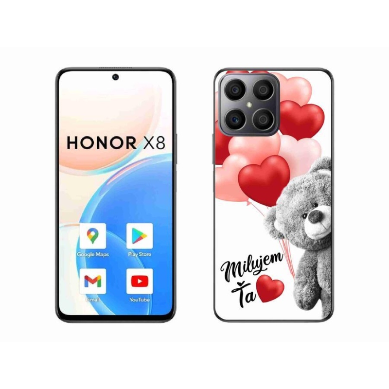 Gél tok mmCase a Honor X8 4G-hez - Szeretlek