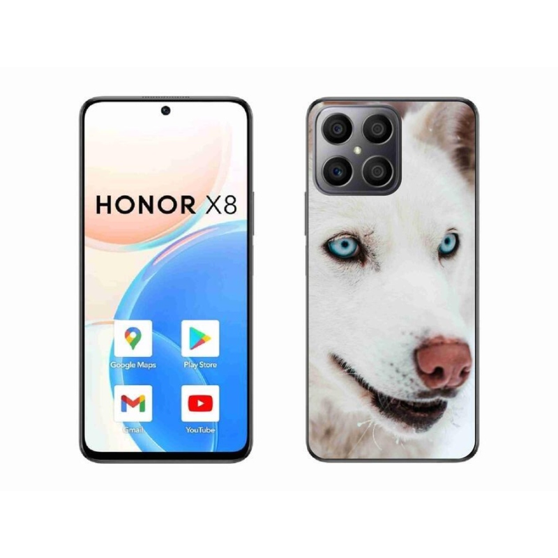 Gél tok mmCase a Honor X8 4G-hez - kutyaszemmel nézve