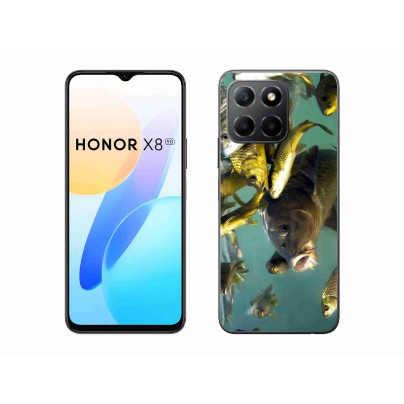 Gél tok mmCase a Honor X8 5G/Honor 70 Lite 5G számára - halak iskolája