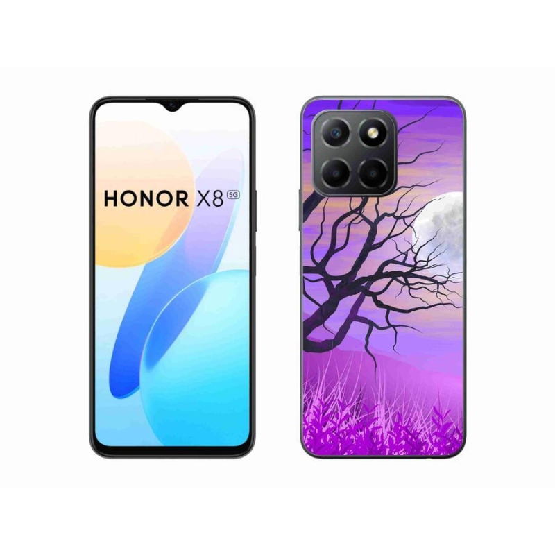 Gél tok mmCase a Honor X8 5G/Honor 70 Lite 5G számára - rajzfilmes kidőlt fa