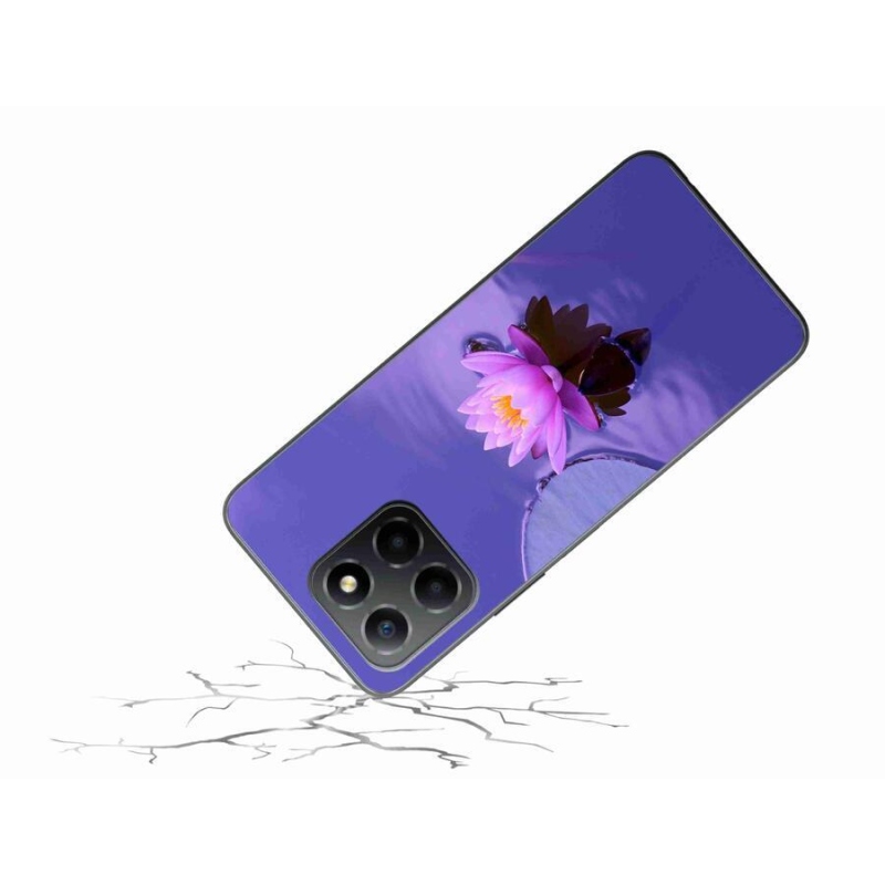Gél tok mmCase a Honor X8 5G/Honor 70 Lite 5G számára - virág a felületen