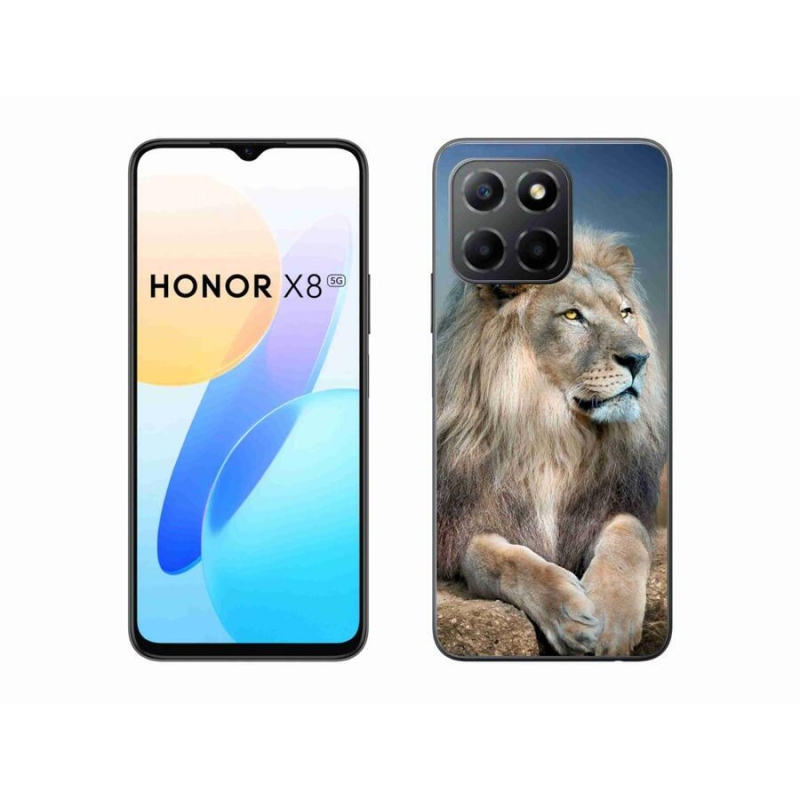 Gél tok mmCase a Honor X8 5G/Honor 70 Lite 5G számára - Lion 1