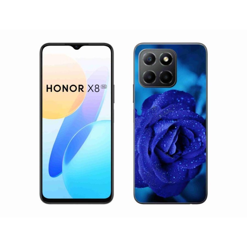 Gél tok mmCase a Honor X8 5G/Honor 70 Lite 5G készülékhez - kék rózsa