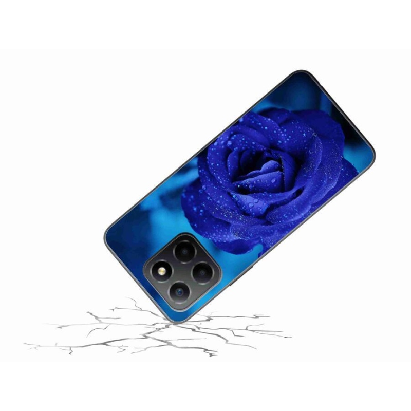 Gél tok mmCase a Honor X8 5G/Honor 70 Lite 5G készülékhez - kék rózsa