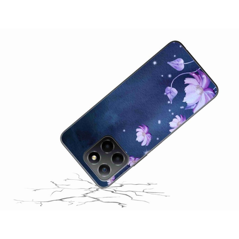 Gél tok mmCase a Honor X8 5G/Honor 70 Lite 5G számára - hulló virágok