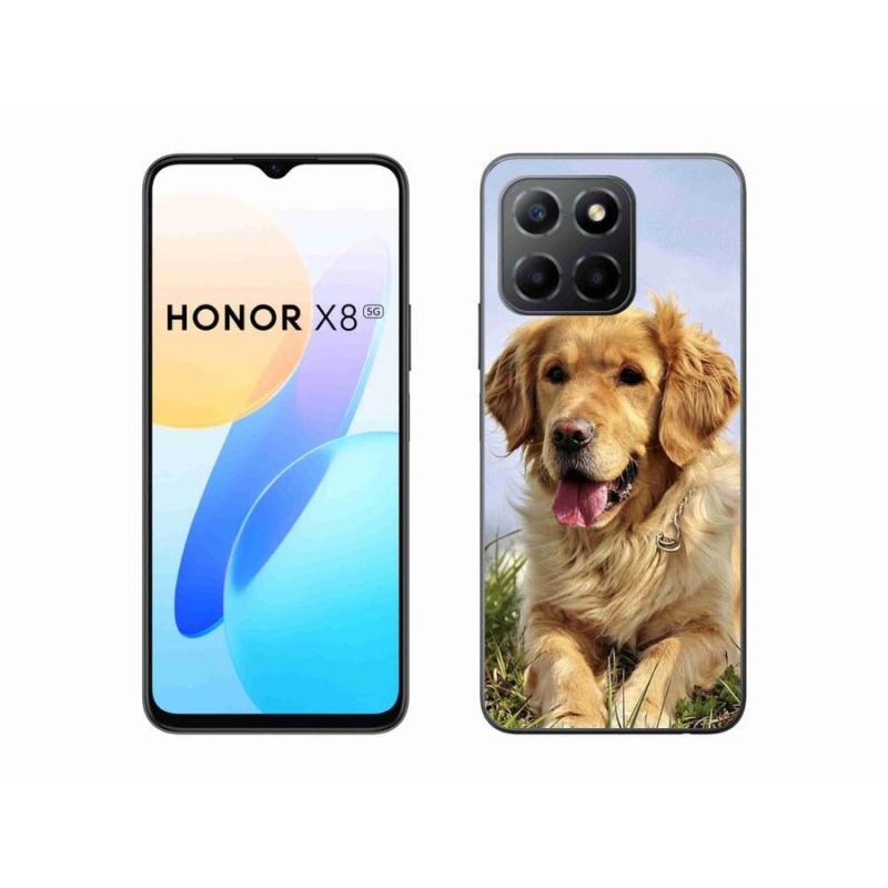 Gél tok mmCase a Honor X8 5G/Honor 70 Lite 5G számára - arany retriever