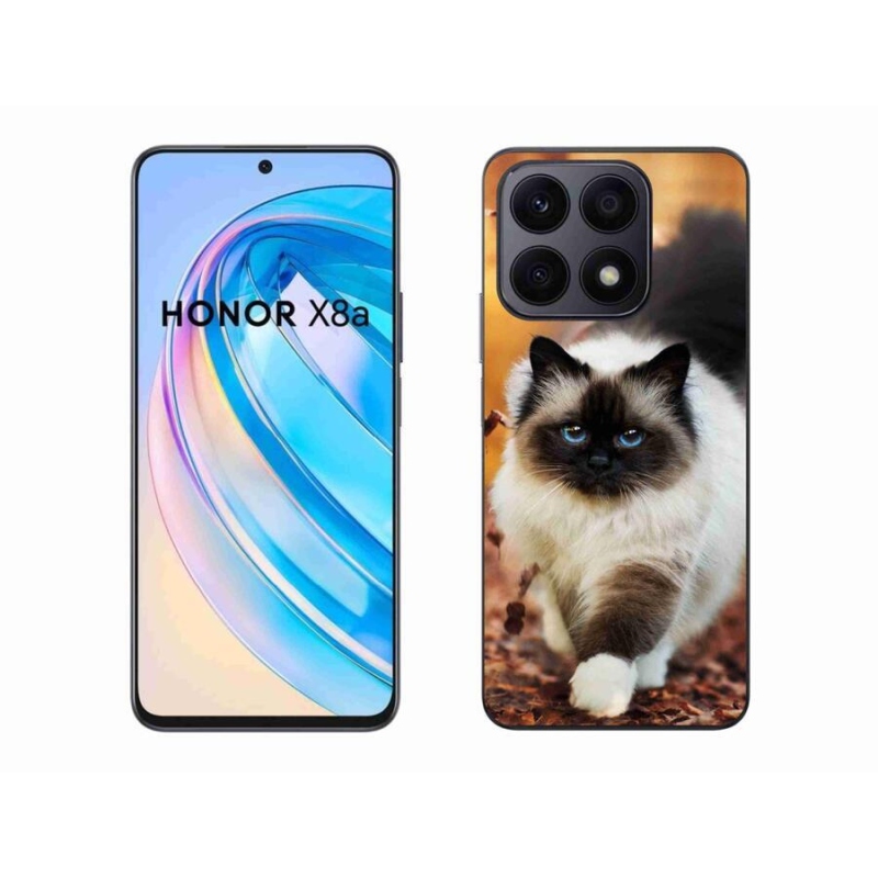 Gél tok mmCase a Honor X8a készülékhez - macska
