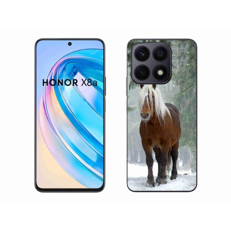 Gél tok mmCase a Honor X8a számára - ló az erdőben
