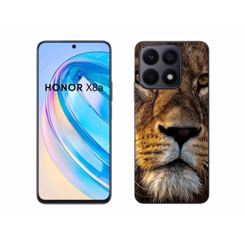 Gél tok mmCase a Honor X8a számára - oroszlán