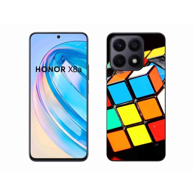 Gél tok mmCase a Honor X8a készülékhez - Rubik-kocka