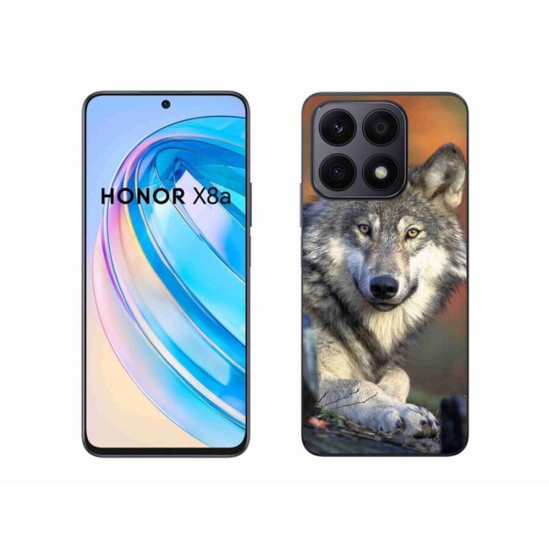 Gél tok mmCase a Honor X8a számára - farkas