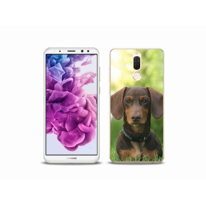 Gél tok mmCase a Huawei Mate 10 Lite készülékhez - barna tacskó
