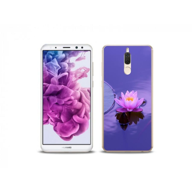 Gél tok mmCase mobil Huawei Mate 10 Lite - virág a felszínen
