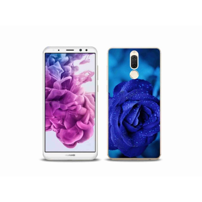 Gél tok mmCase a Huawei Mate 10 Lite készülékhez - kék rózsa
