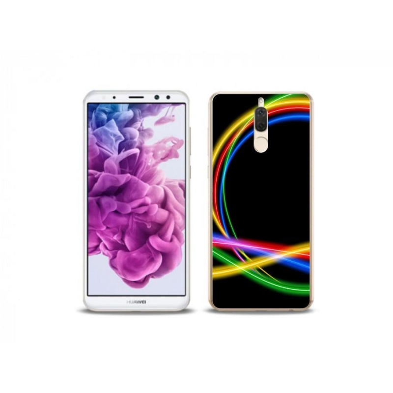 Gél tok mmCase a Huawei Mate 10 Lite készülékhez - neon körök