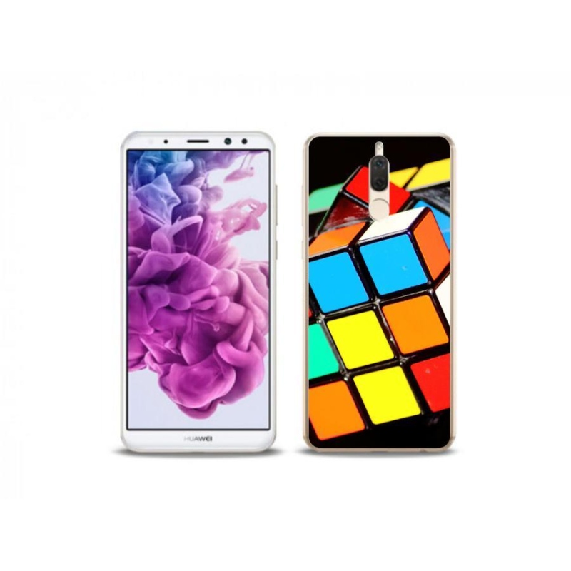 Gél tok mmCase mobil Huawei Mate 10 Lite - Rubik kocka