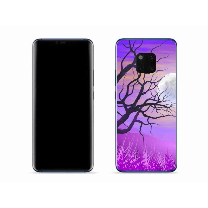 Gél tok mmCase a mobil Huawei Mate 20 Pro - rajzfilmes kidőlt fa számára