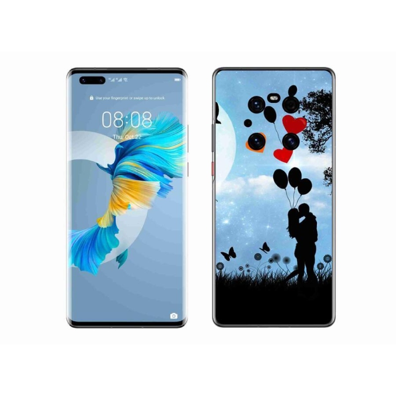 Gél tok mmCase mobil Huawei Mate 40 Pro - szerelmes pár