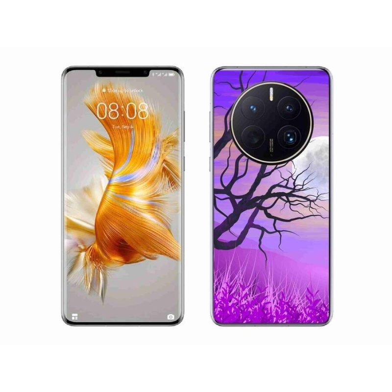 Gél tok mmCase a mobil Huawei Mate 50 Pro - rajzfilmes kidőlt fa számára