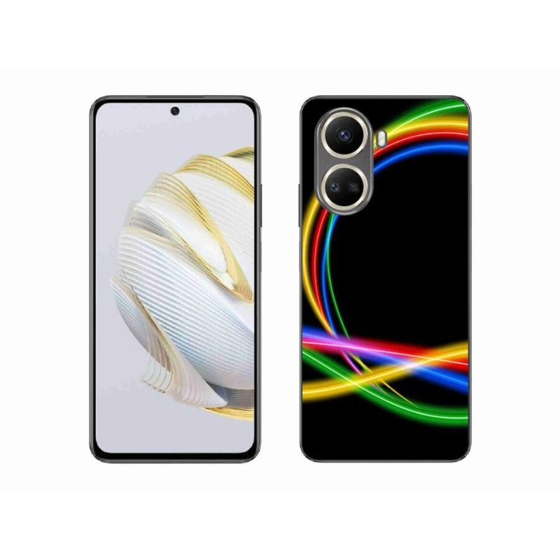 Gél tok mmCase mobiltelefonhoz Huawei Nova 10 SE - neon körök