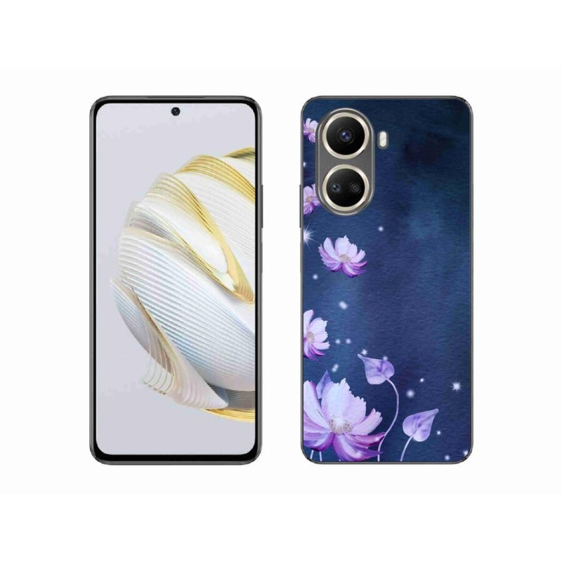 Gél tok mmCase a mobil Huawei Nova 10 SE-hez - virághullás