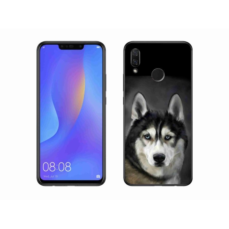 Gél tok mmCase mobil Huawei Nova 3 - husky