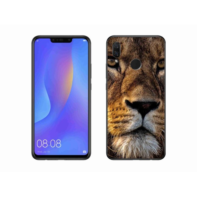 Gél tok mmCase a Huawei Nova 3i számára - oroszlán
