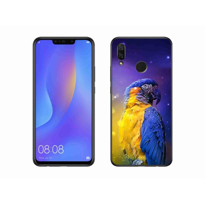 Gél tok mmCase mobil Huawei Nova 3i - papagáj ara 1