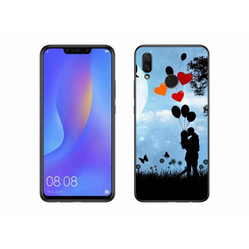 Gél tok mmCase mobil Huawei Nova 3i - szerelmes pár