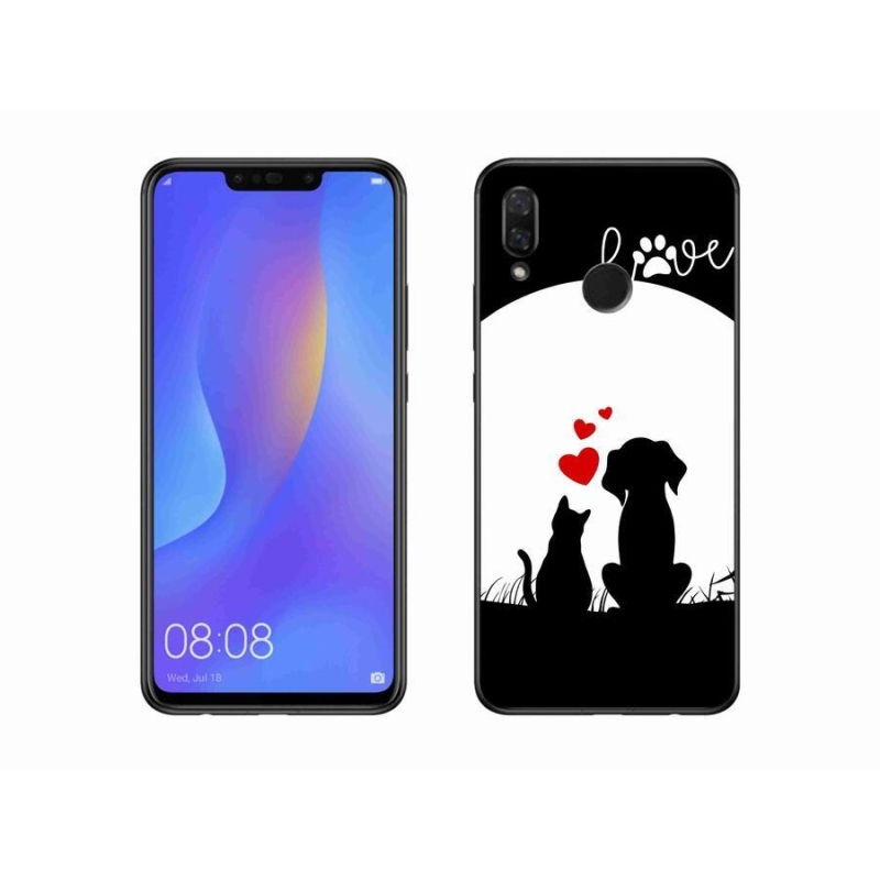 Gél tok mmCase a mobil Huawei Nova 3i - állatszerelemhez