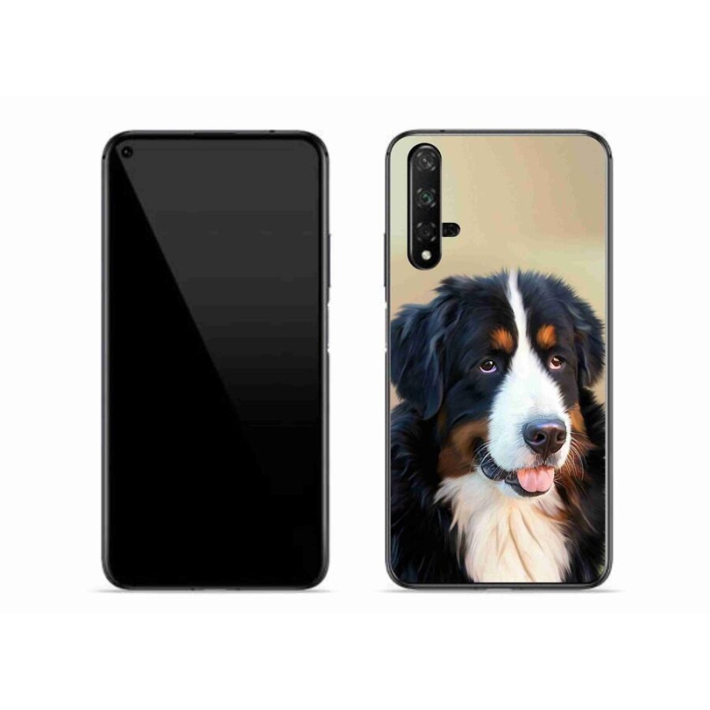 Gél tok mmCase a mobil Huawei Nova 5T - Berni hegyi kutya számára