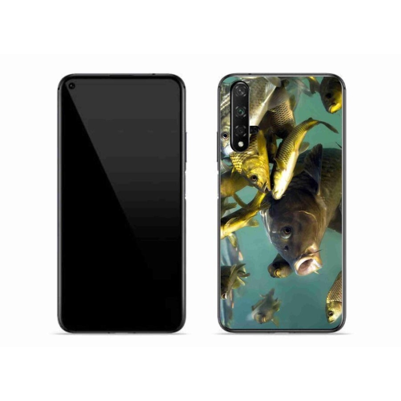 Gél tok mmCase mobiltelefonhoz Huawei Nova 5T - halak iskolája