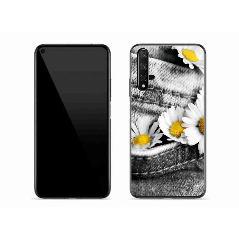 Gél tok mmCase mobil Huawei Nova 5T - Százszorszépek