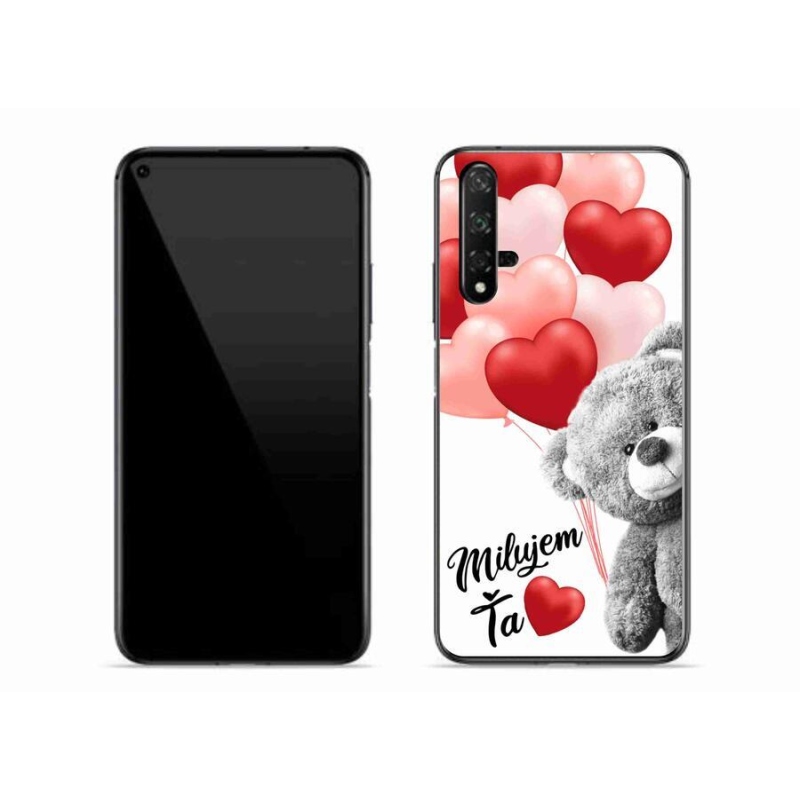 Gél tok mmCase mobil Huawei Nova 5T - I love you