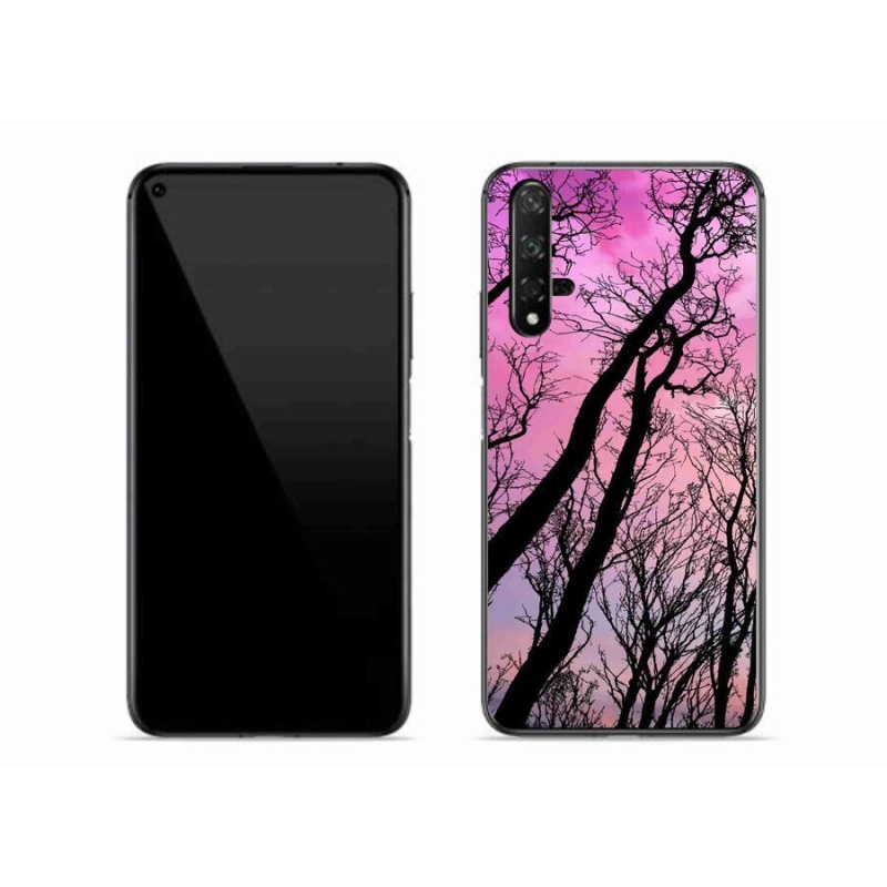 Gél tok mmCase a mobil Huawei Nova 5T - kidőlt fákhoz