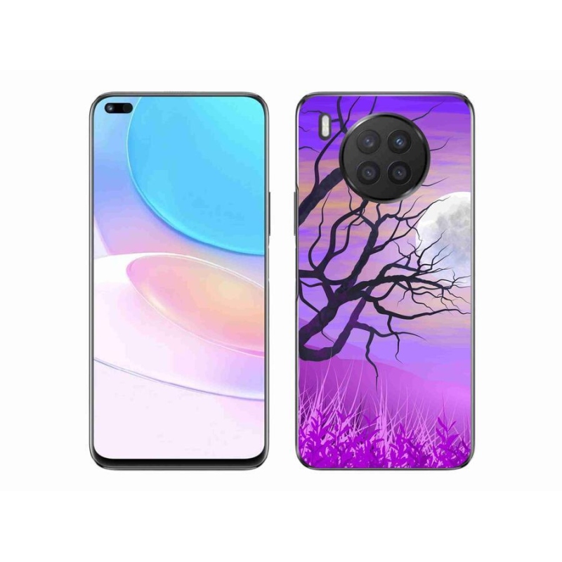 Gél tok mmCase mobil Huawei Nova 8i - rajzfilmes kidőlt fa mmCase mobilhoz