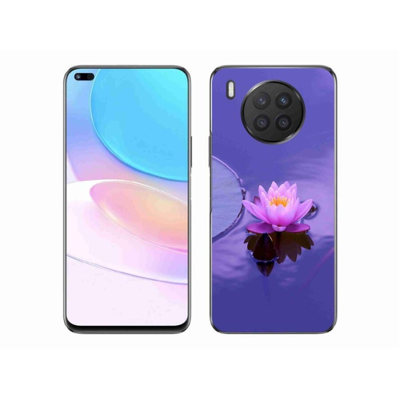 Gél tok mmCase mobil Huawei Nova 8i - virág a felszínen